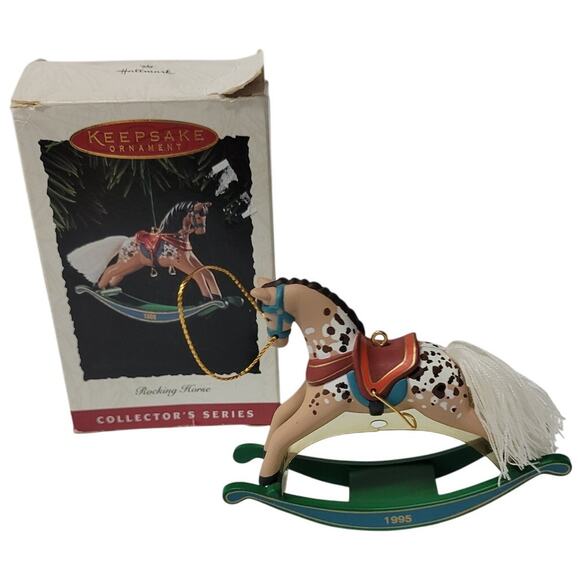 Hallmark Other - 🐎 Hallmark 1995 Rocking Horse Keepsake Ornament – Collector’s Series